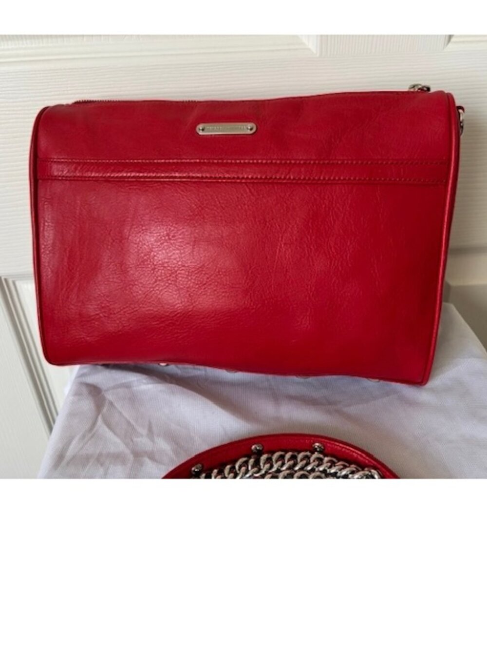 Rebecca Minkoff M.A.C. Crossbody Bag Large Red - Picture 3 of 14